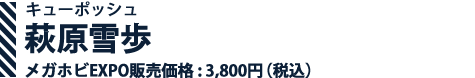 萩原幸穗 Mega Hobby EXPO价格：3,800日元（含税）