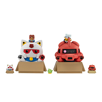 MEGA CAT PROJECT 機動戦士ガンダム ニャンとも大きな機動戦士ニャンダム ①ガンダム②シャア専用ザク