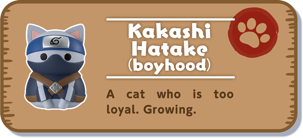 [Kakashi Hatake (boyhood)] A cat who is too loyal. Growing.