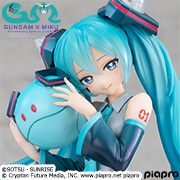 MegaHouse Shop 已开始接受Lucrea Mobile Suit Gundam 45th Anniversary x Hatsune Miku Hatsune Miku x OO Gundam预订！