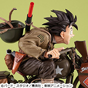 メガトレショップで デスクトップリアルマッコイEX　ドラゴンボールZ　孫悟空＆バイク の受注を開始しました！