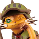 Monster Hunter Portable2ndG Otomo Ile (茶虎Ver./美国秀Ver.)