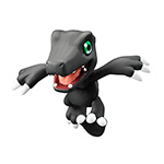 数码相机!限量版Agumon (黑) &Gabumon (黑) 套装