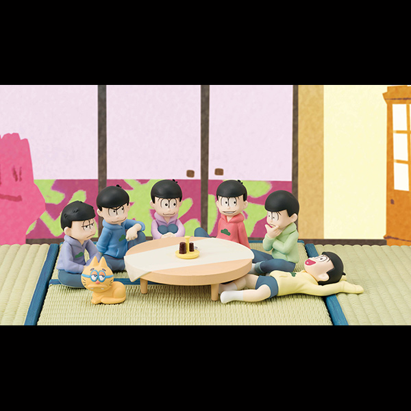 パルメイトぷちシリーズ おそ松さん ちゃぶ台集合！セット