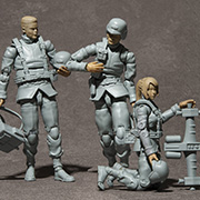 专业版机动战士高达地球联邦军将军士兵01-03套装盒